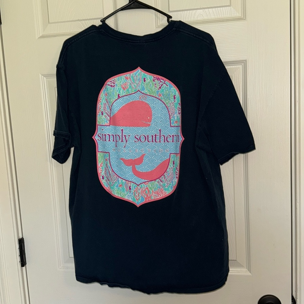 Dark blue Simply Southern tshirt